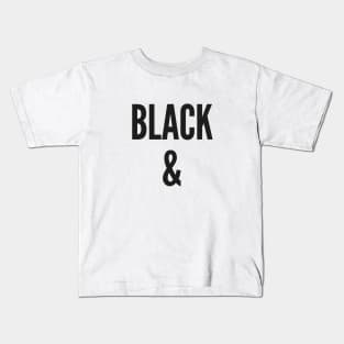 Black and White Kids T-Shirt